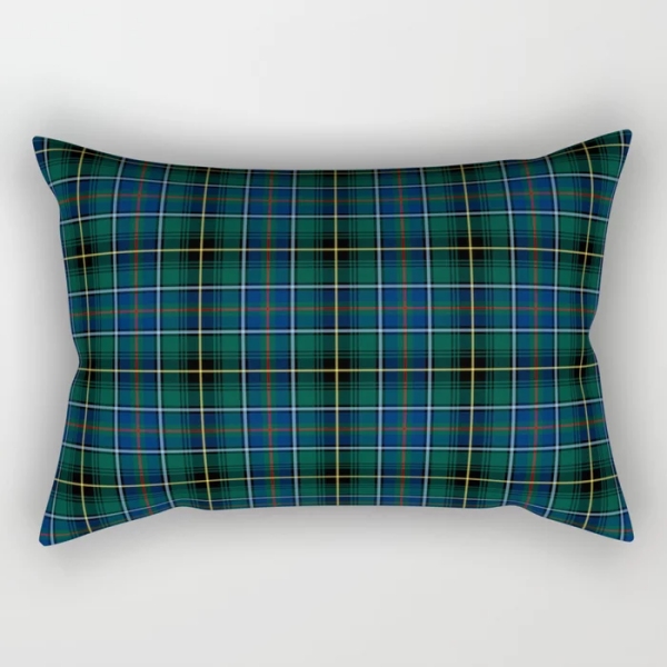 MacInnes tartan rectangular throw pillow