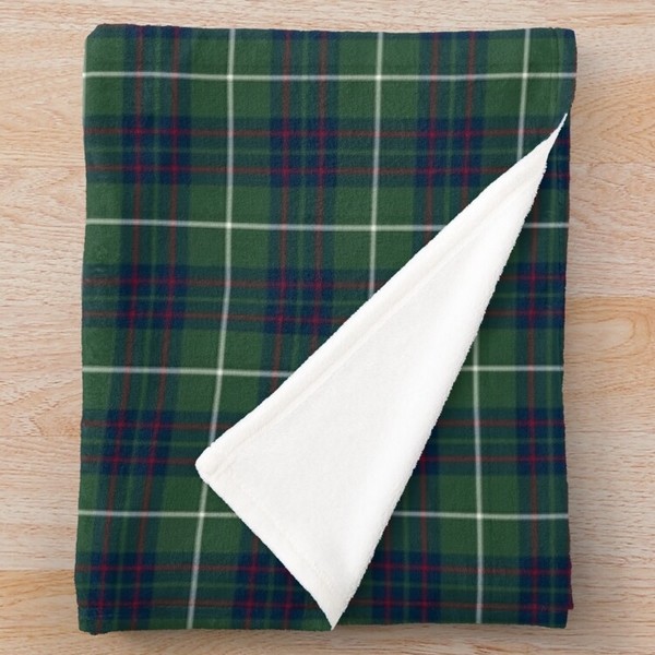 MacIntyre tartan fleece throw blanket