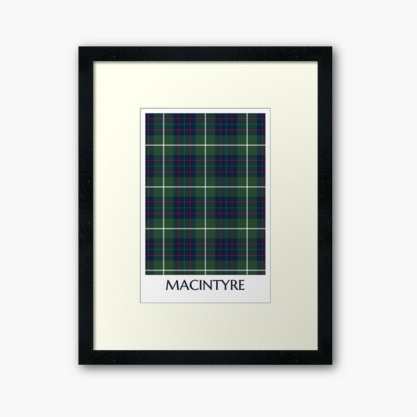 Clan MacIntyre Tartan Framed Print