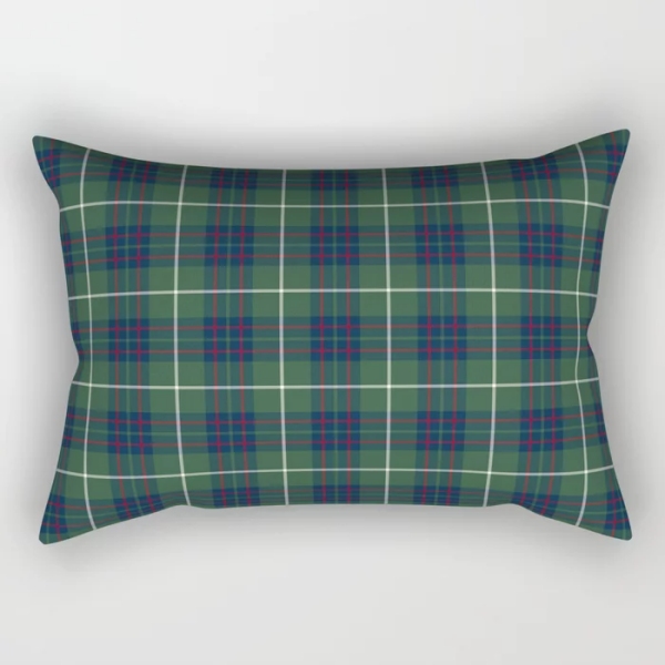 MacIntyre tartan rectangular throw pillow