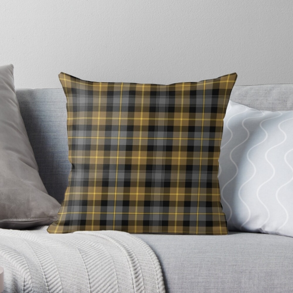 MacIsaac tartan throw pillow