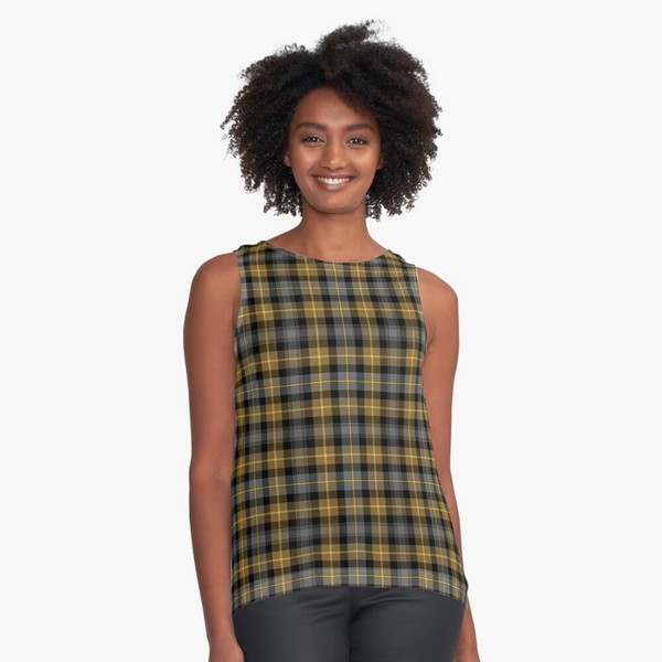 MacIsaac tartan sleeveless top