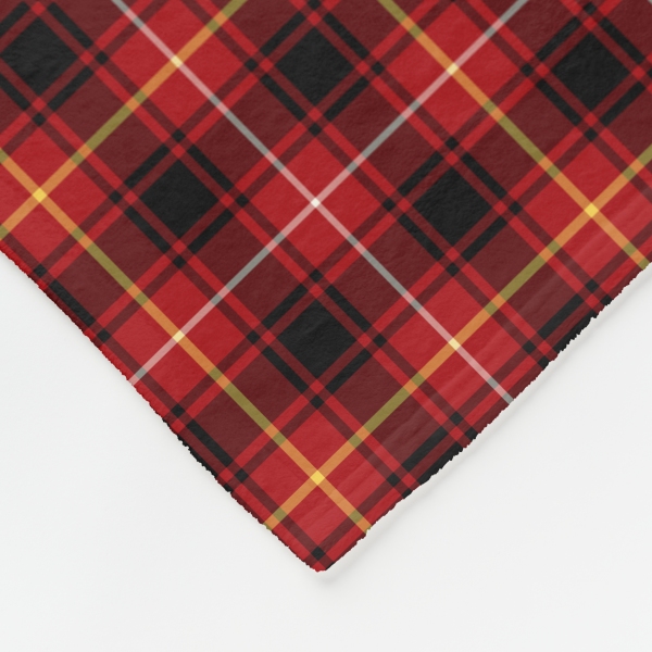 MacIver tartan fleece blanket