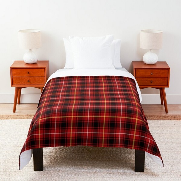 MacIver tartan comforter