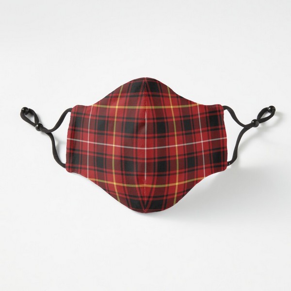 MacIver tartan fitted face mask