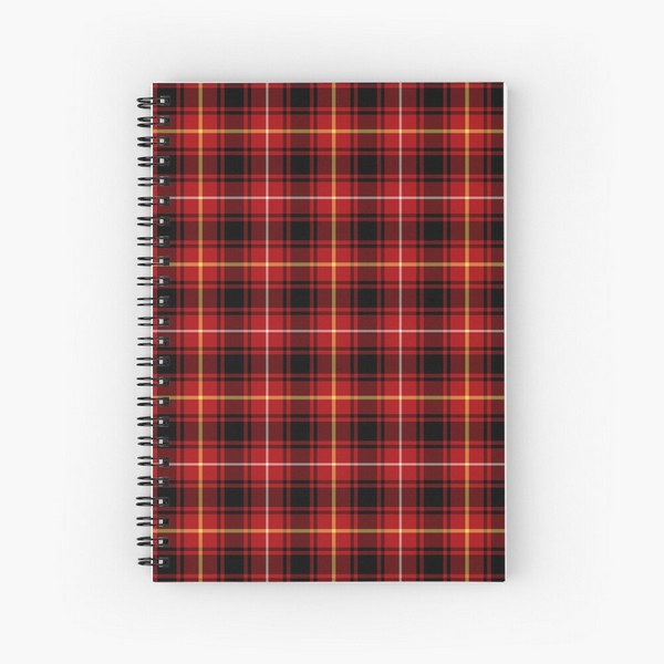 MacIver tartan spiral notebook