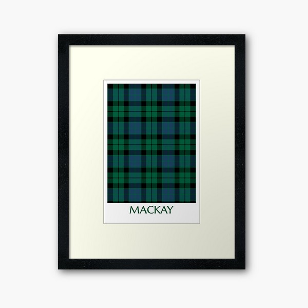 Clan MacKay Tartan Framed Print