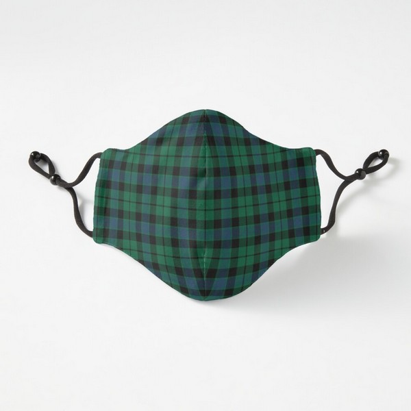 MacKay tartan fitted face mask