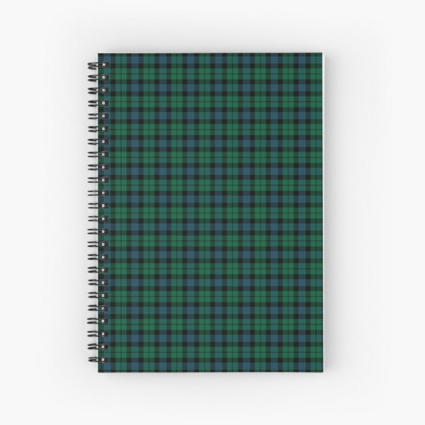 MacKay tartan spiral notebook