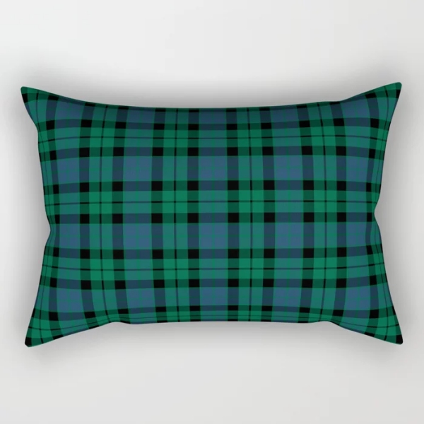 MacKay tartan rectangular throw pillow