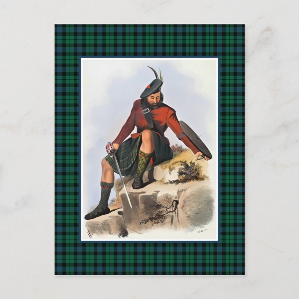 MacKay tartan postcard