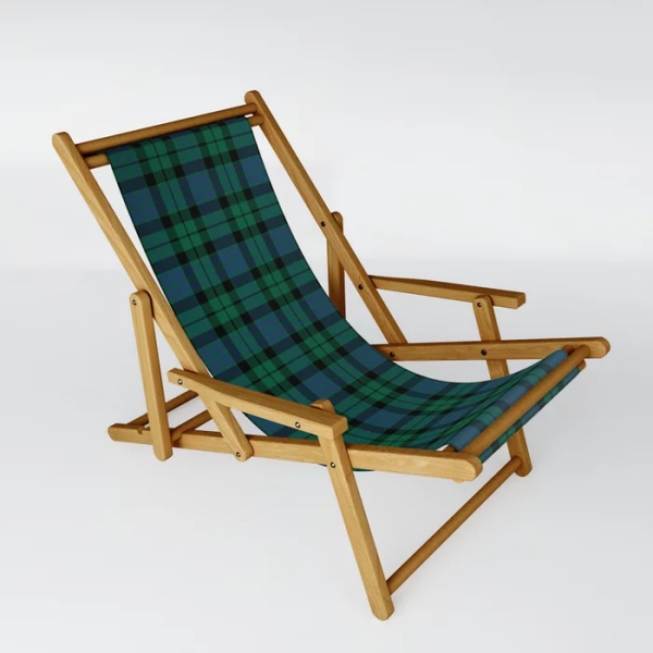MacKay tartan sling chair
