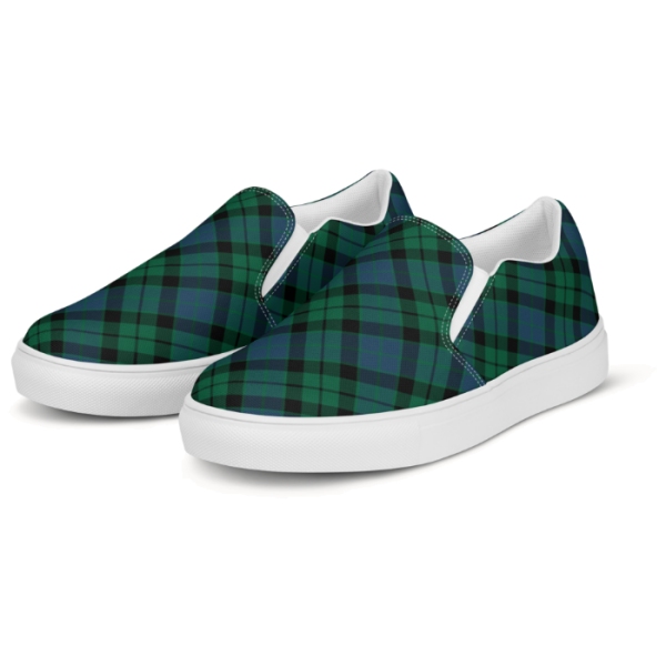 Clan MacKay Tartan Slip-On Shoes
