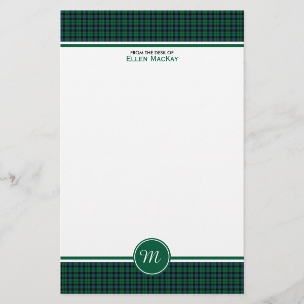 Clan MacKay Tartan Stationery