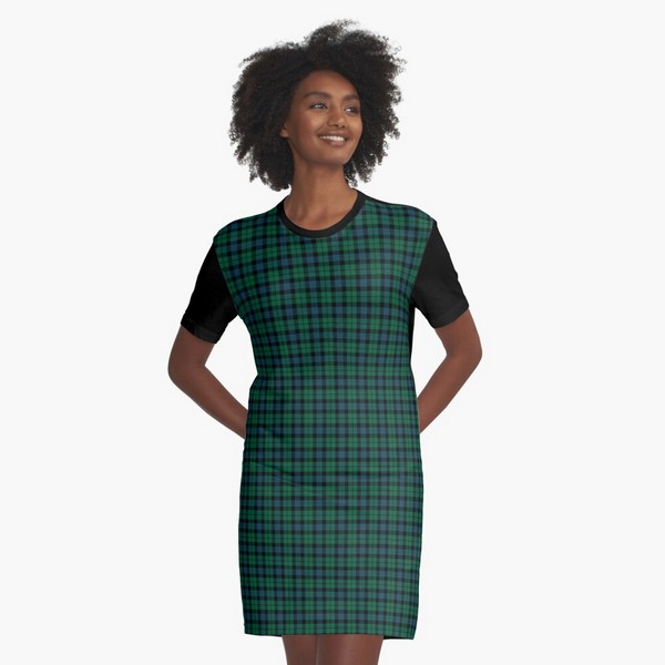 MacKay tartan tee shirt dress