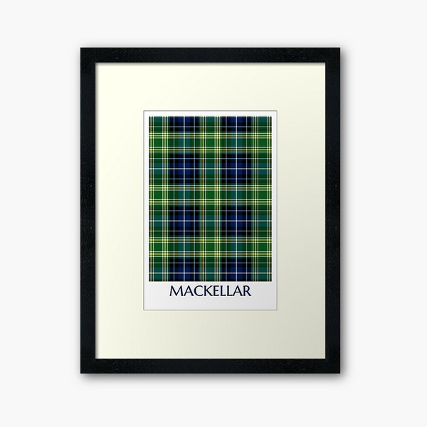 MacKellar tartan framed print