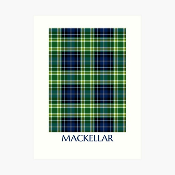 MacKellar tartan art print