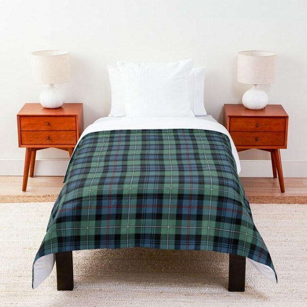 Mackenzie Ancient tartan comforter