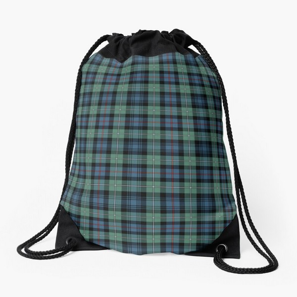 Mackenzie Ancient tartan drawstring bag