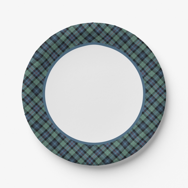 Clan Mackenzie Ancient Tartan Paper Plates