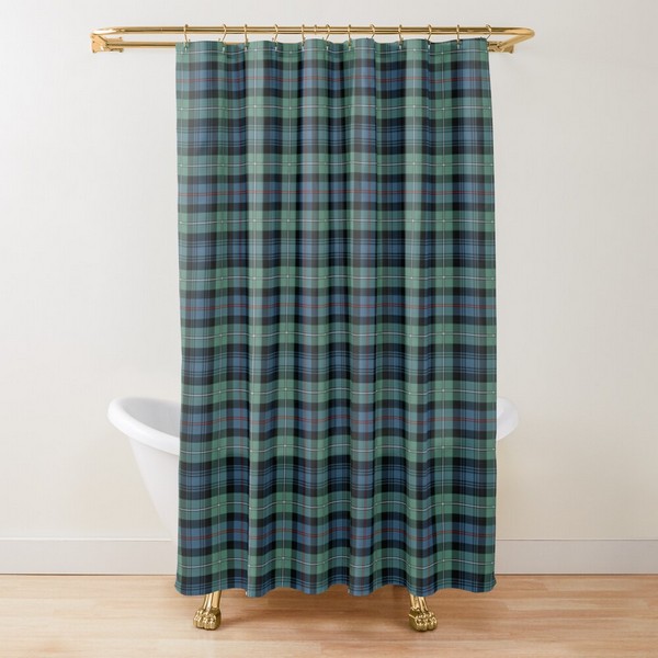 Mackenzie Ancient tartan shower curtain