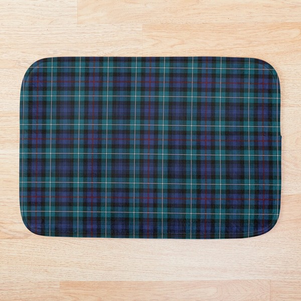 Mackenzie Modern tartan floor mat