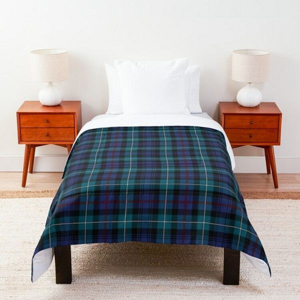 Mackenzie Modern tartan comforter