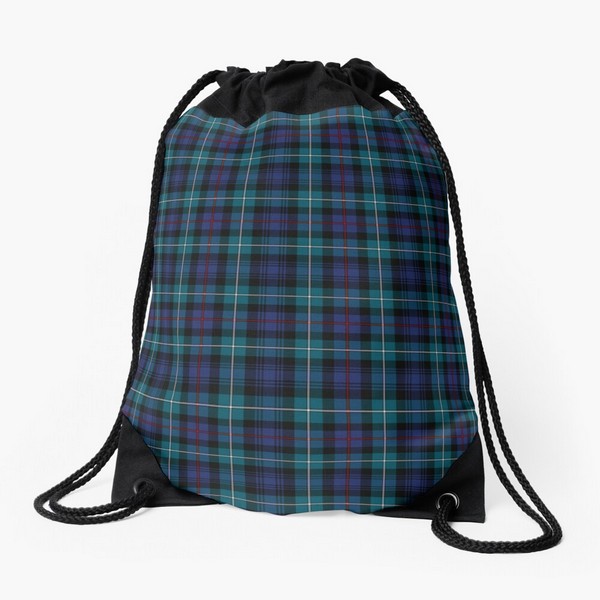 Clan Mackenzie Modern Tartan Cinch Bag