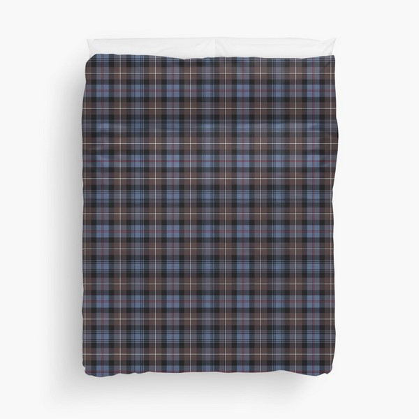 Clan Mackenzie Weathered Tartan Duvet Cover