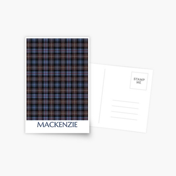 Mackenzie Weathered tartan postcard