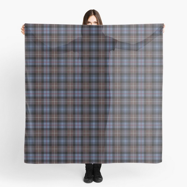 Mackenzie Weathered tartan scarf