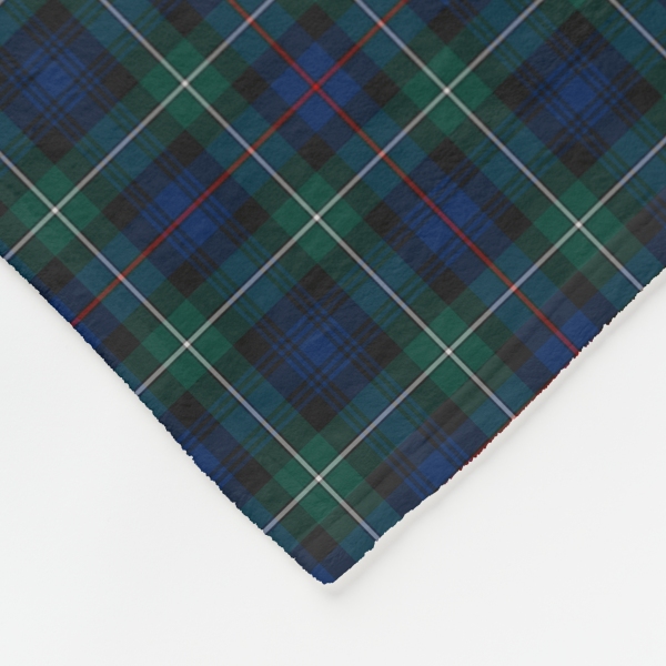 Mackenzie tartan fleece blanket