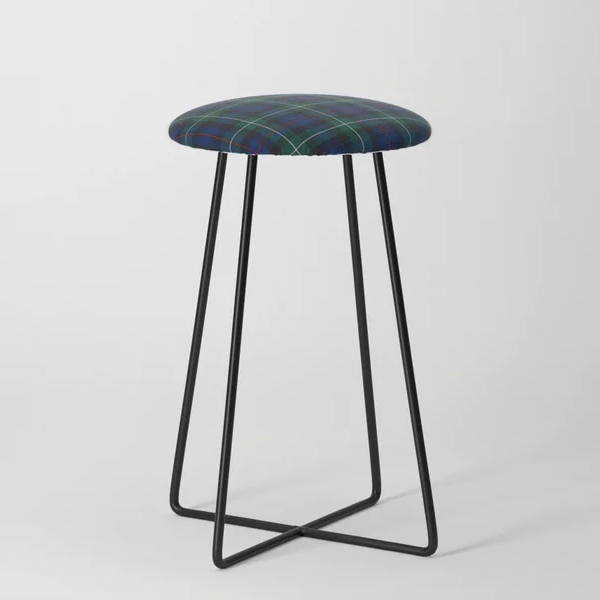 Clan Mackenzie Tartan Counter Stool