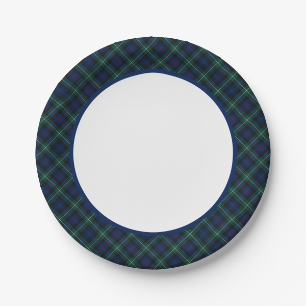 Clan Mackenzie Tartan Paper Plates