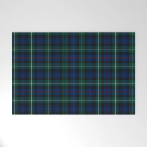 Mackenzie tartan welcome mat