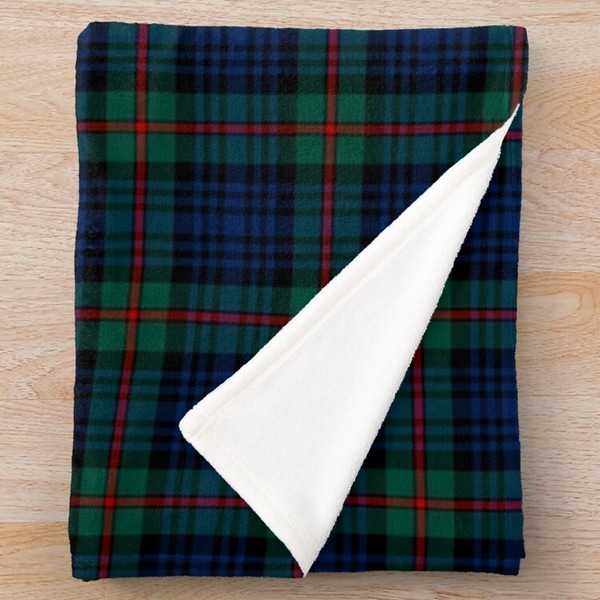 MacKinlay tartan fleece throw blanket