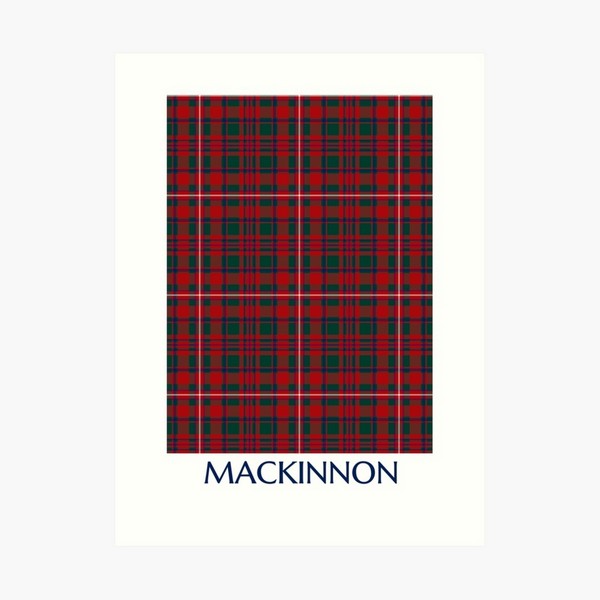 MacKinnon tartan art print