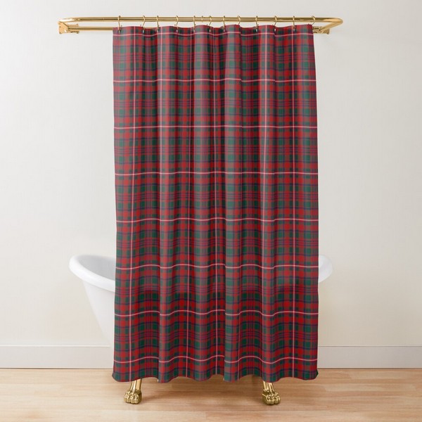 MacKinnon tartan shower curtain