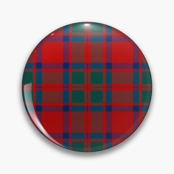 MacKintosh tartan pinback button