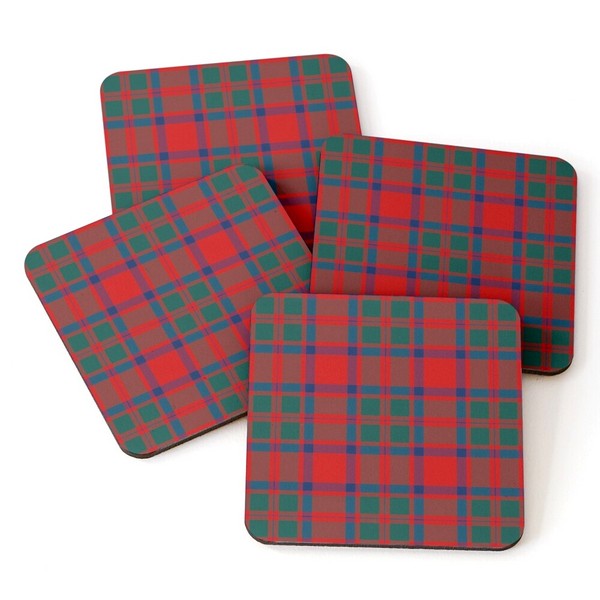 MacKintosh tartan beverage coasters