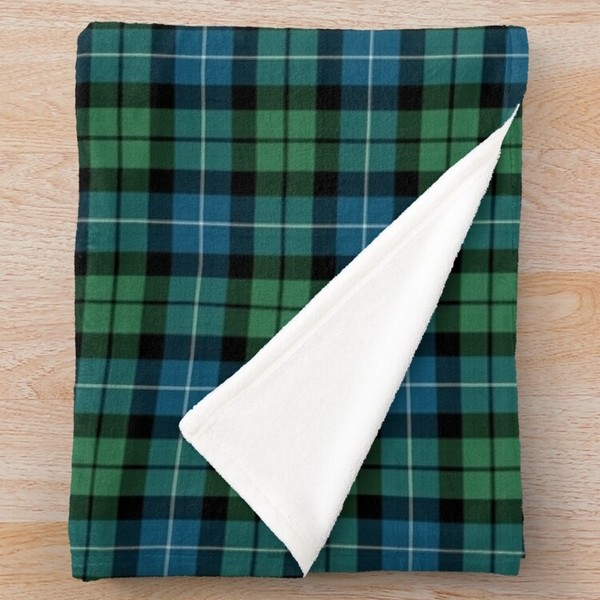 MacKirdy tartan fleece throw blanket