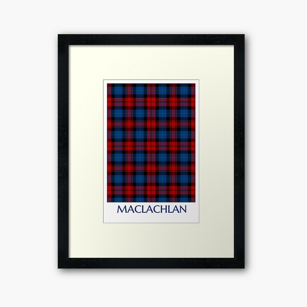 MacLachlan tartan framed print