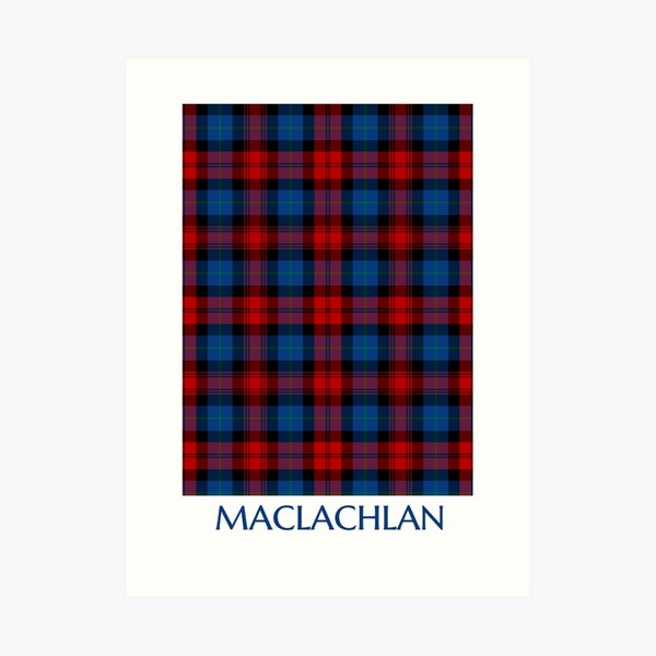 MacLachlan tartan art print