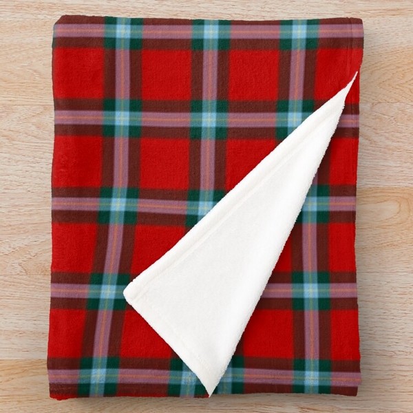 MacLaine tartan fleece throw blanket