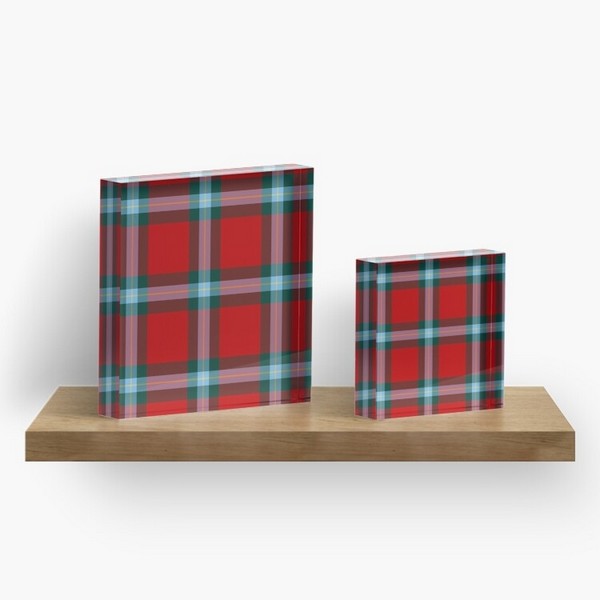 MacLaine tartan acrylic block