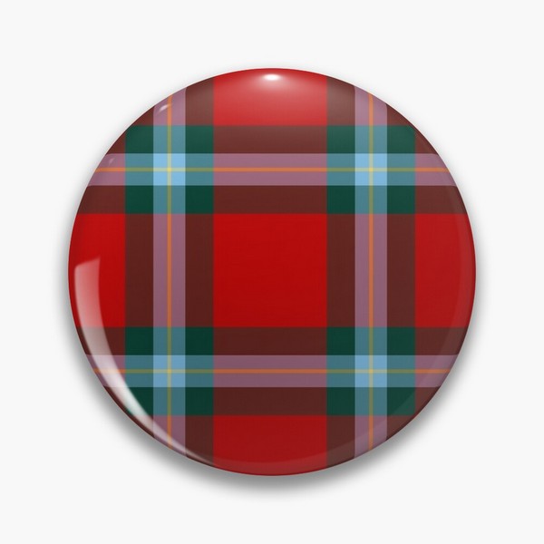 MacLaine tartan pinback button