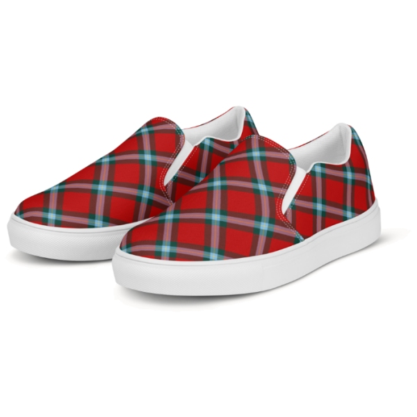 Clan MacLaine Tartan Slip-On Shoes