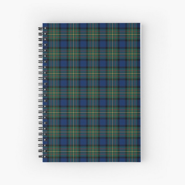 MacLaren tartan spiral notebook