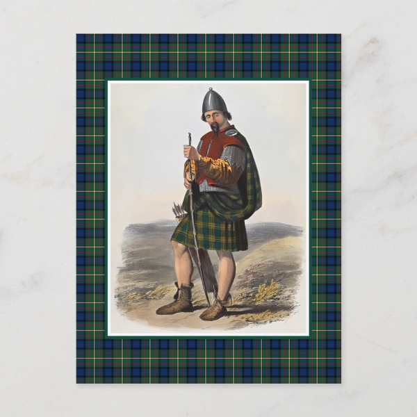 MacLaren tartan postcard