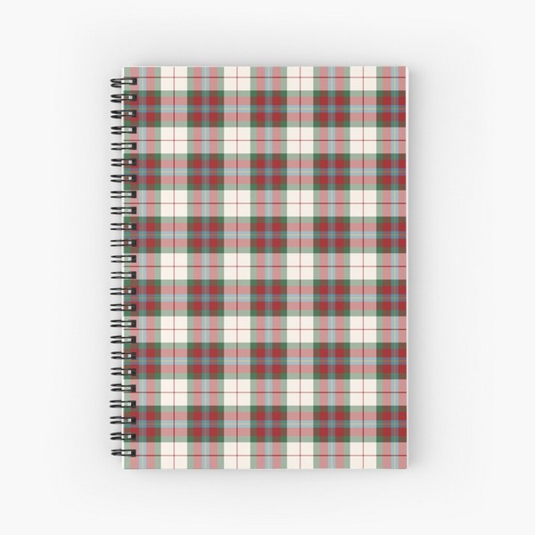 MacLean Dress tartan spiral notebook